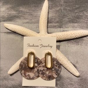 Three pairs of Acrylic earrings